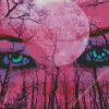 Dark Forest Eyes Diamond Painting