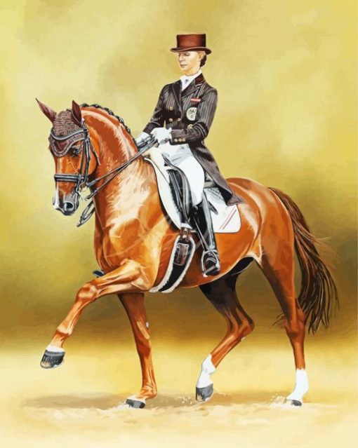 Dressage Horse Diamond Painting