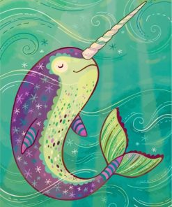 Fantasy Narwhal Diamond Painting