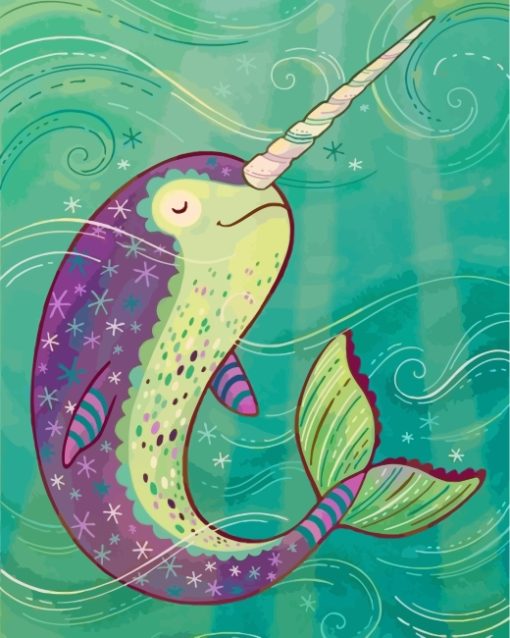 Fantasy Narwhal Diamond Painting