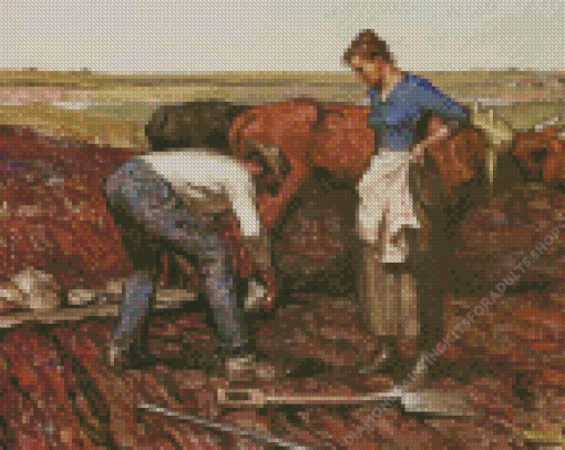 Farmers by Harvey Dunn Diamond Painting