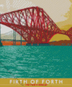 Forth Bridge Art Diamond Painting