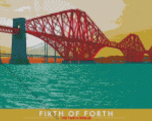 Forth Bridge Art Diamond Painting