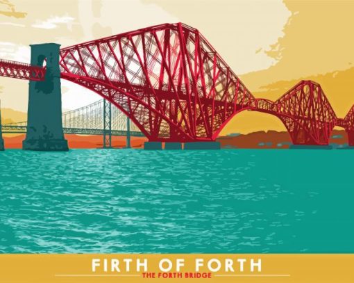 Forth Bridge Art Diamond Painting