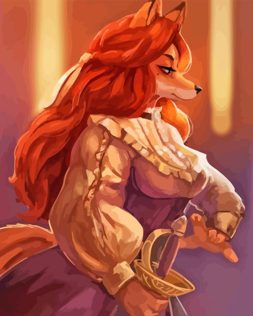 Fox Lady Diamond Painting