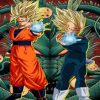 Goku And Vegita Dragon Ball Diamond Painting