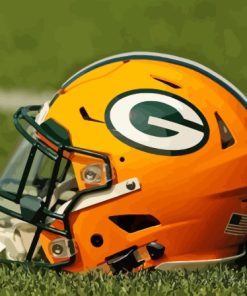 Green Bay Packers Helmet Diamond Painting