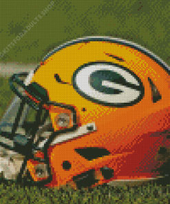 Green Bay Packers Helmet Diamond Painting