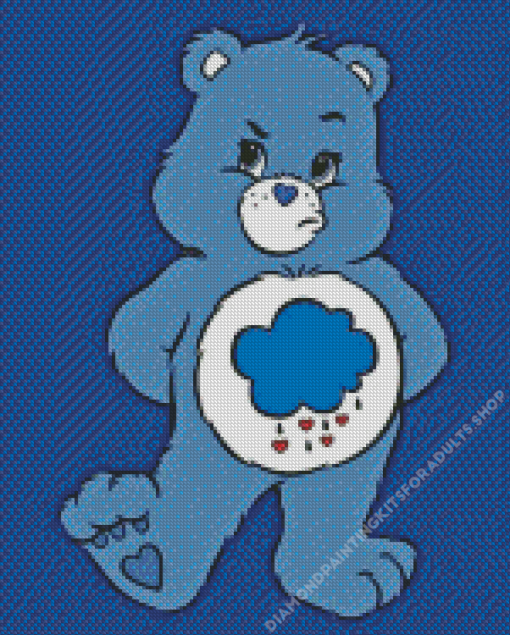 Grumpy Bear in Care Bears Diamond Painting