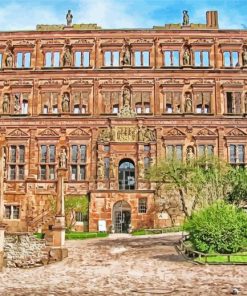 Heidelberg Palace Castle Diamond Painting