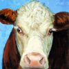 Hereford Cow Art Diamond Painting