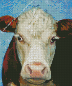 Hereford Cow Art Diamond Painting