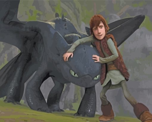 How To Train Your Dragon Movie Diamond Painting