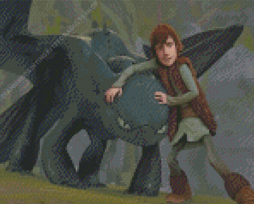 How To Train Your Dragon Movie Diamond Painting