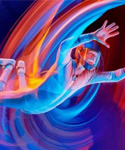 Indoor Skydiving Art Diamond Painting