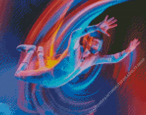 Indoor Skydiving Art Diamond Painting