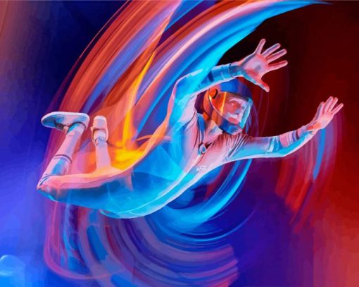 Indoor Skydiving Art Diamond Painting