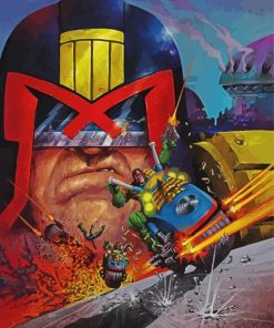 Judge Dredd Animation Diamond Painting