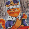 King Garfield The Cat Diamond Painting