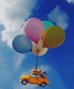 Mini Car Balloons Diamond Painting