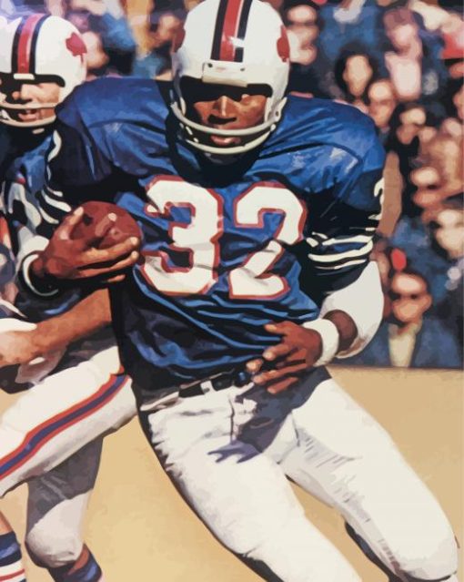 O J Simpson American Footballer Diamond Painting