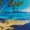 Palma Mallorca Beach Diamond Painting