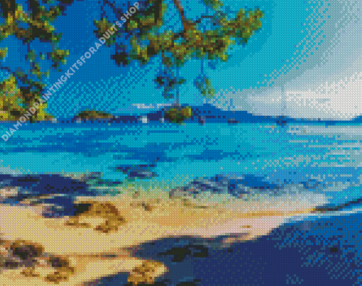 Palma Mallorca Beach Diamond Painting