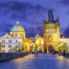 Prague St Charles Bridge Diamond Painting