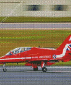 RAF Red Arrows Jet Diamond Painting