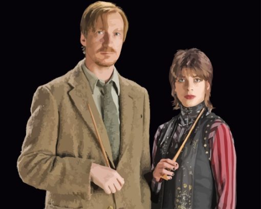 Remus Lupin and Nymphadora Diamond Painting