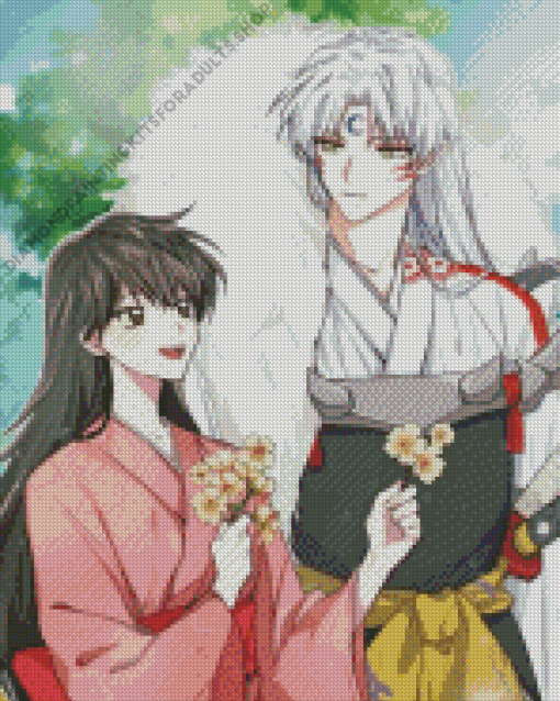 Rin And Sesshomaru Anime Diamond Painting