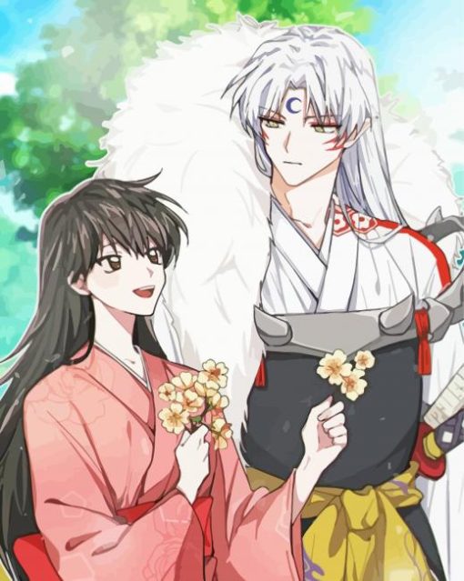 Rin And Sesshomaru Anime Diamond Painting