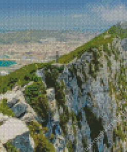 Rock of Gibraltar Landscape Diamond Painting