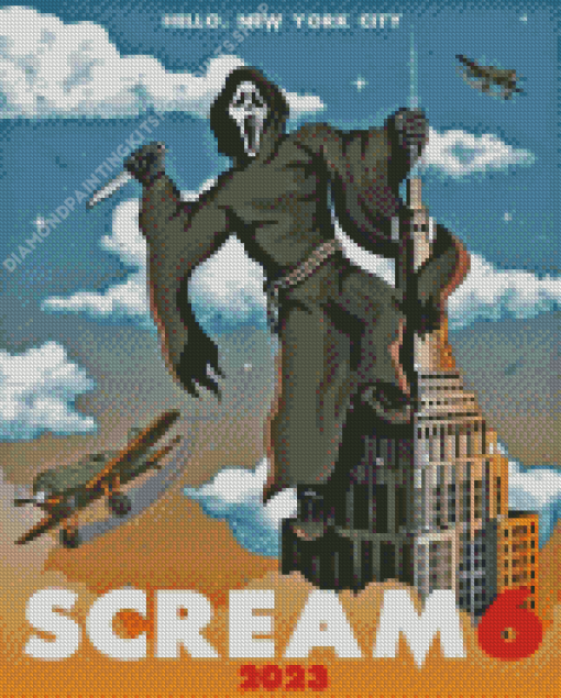 Scream 6 Poster Diamond Painting