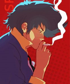 Spike Spiegel Smoking Diamond Painting