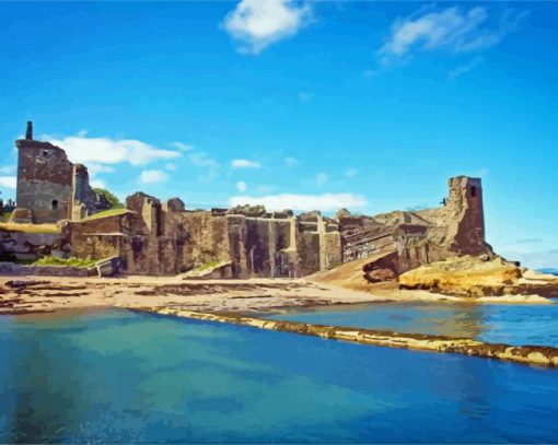 St Andrews Castle Diamond Painting