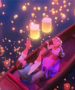 Tangled Lanterns Diamond Painting