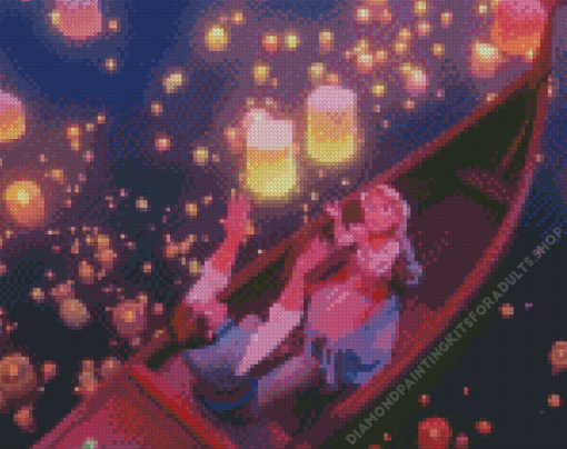 Tangled Lanterns Diamond Painting