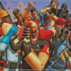 Team Fortress Characters Diamond Painting