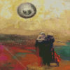 The Black Sun By Odilon Redon Diamond Painting