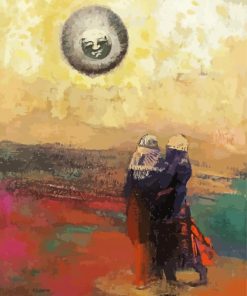 The Black Sun By Odilon Redon Diamond Painting