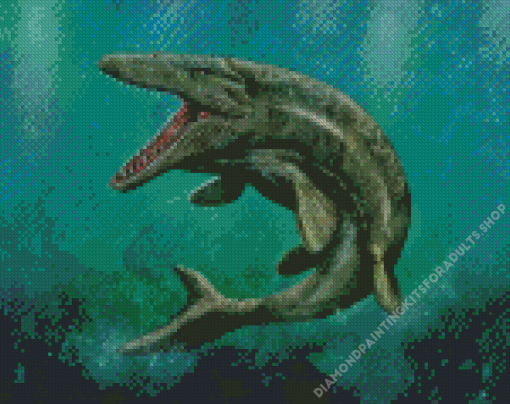 The Mosasaurus Art Diamond Painting