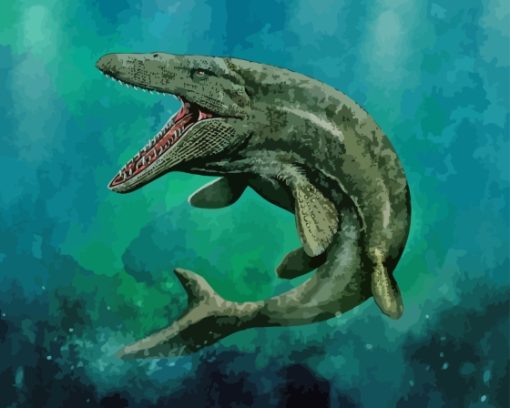 The Mosasaurus Art Diamond Painting