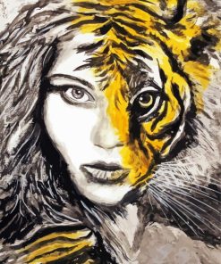 Tiger Lady Art Diamond Painting