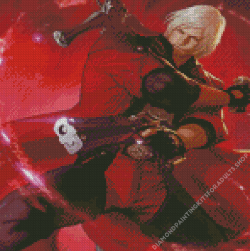 Video Game Devil May Cry Dante Devil Diamond Painting