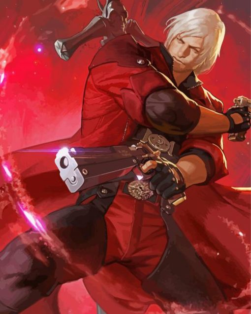 Video Game Devil May Cry Dante Devil Diamond Painting