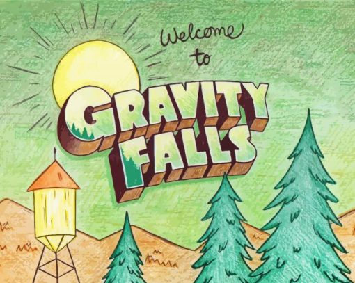 Welcome To Gravity Falls Diamond Painting