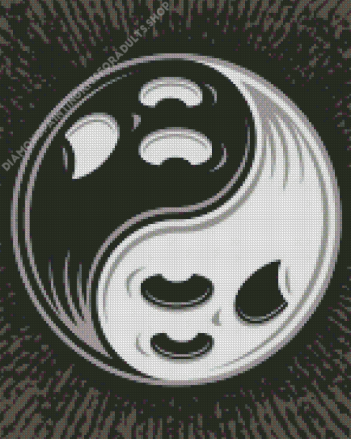 Yin And Yang Ghost Diamond Painting