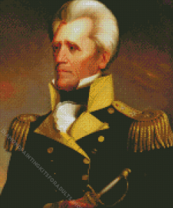 Andrew Jackson President Diamond Painting