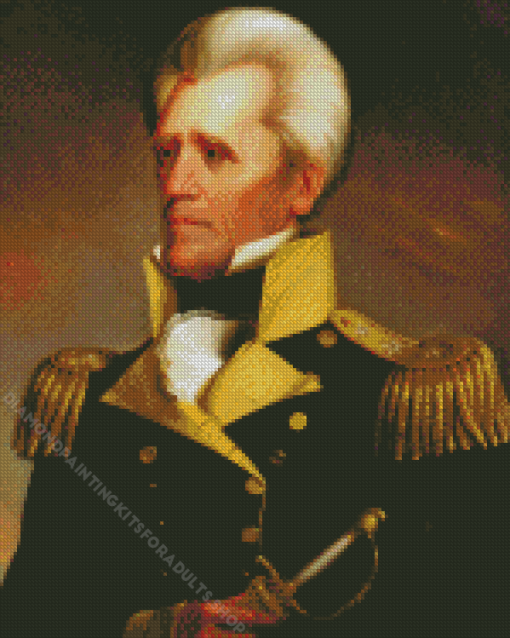 Andrew Jackson President Diamond Painting